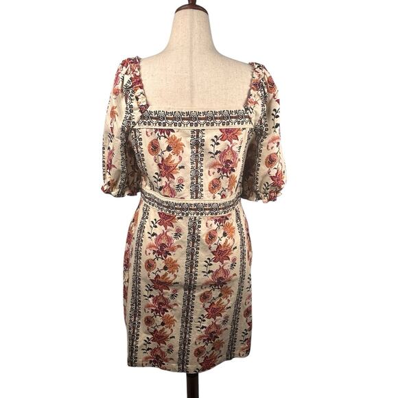 Spartina 449 Catrina Denim Dress in Autumn Linden Thistle Thanksgiving Size L - Picture 5 of 8